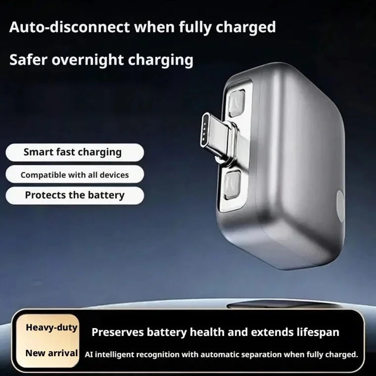 Smart Auto Power Cut Charging Adapter – Automatic Overcharge Protection for USB-C Devices