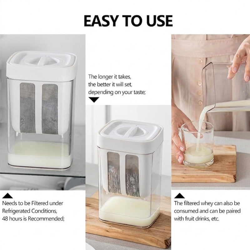 Greek Yogurt Maker – 1100ML | Make Thick Greek Yogurt at Home