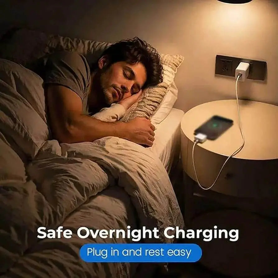 Smart Auto Power Cut Charging Adapter – Automatic Overcharge Protection for USB-C Devices